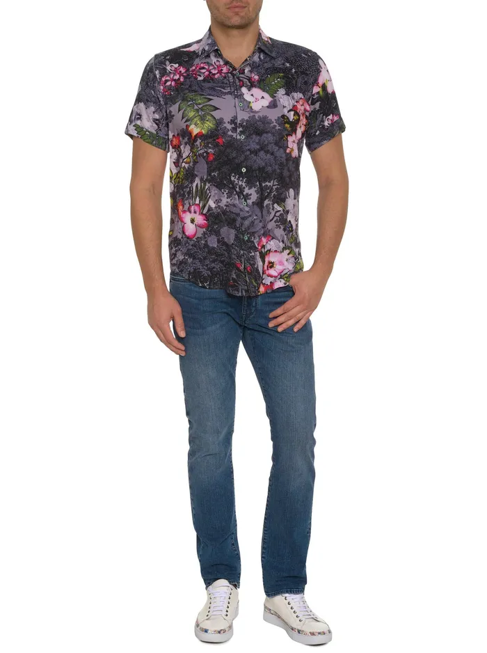 Robert Graham Short Sleeve Button Down Shirts Men LANGHAM SHORT SLEEVE BUTTON DOWN SHIRT Multi
