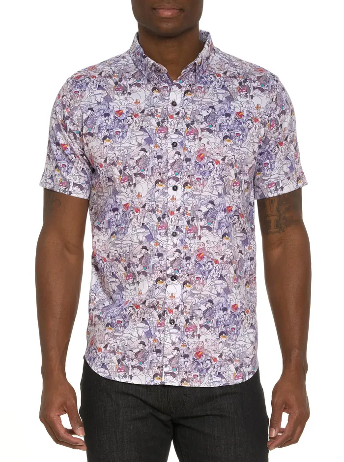 Robert Graham Short Sleeve Button Down Shirts Men MASQUERADE SHORT SLEEVE BUTTON DOWN SHIRT Multi Robert Graham Short Sleeve Button Down Shirts Men MASQUERADE SHORT SLEEVE BUTTON DOWN SHIRT Multi