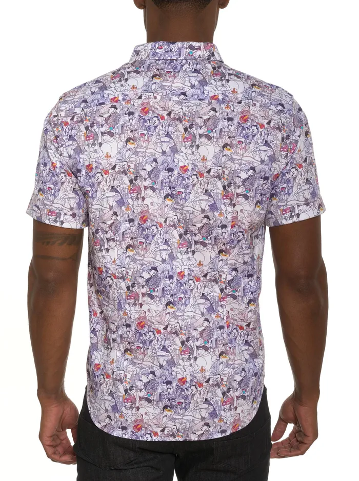 Robert Graham Short Sleeve Button Down Shirts Men MASQUERADE SHORT SLEEVE BUTTON DOWN SHIRT Multi