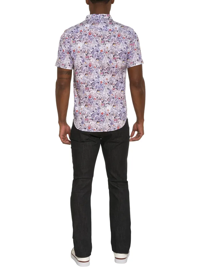 Robert Graham Short Sleeve Button Down Shirts Men MASQUERADE SHORT SLEEVE BUTTON DOWN SHIRT Multi