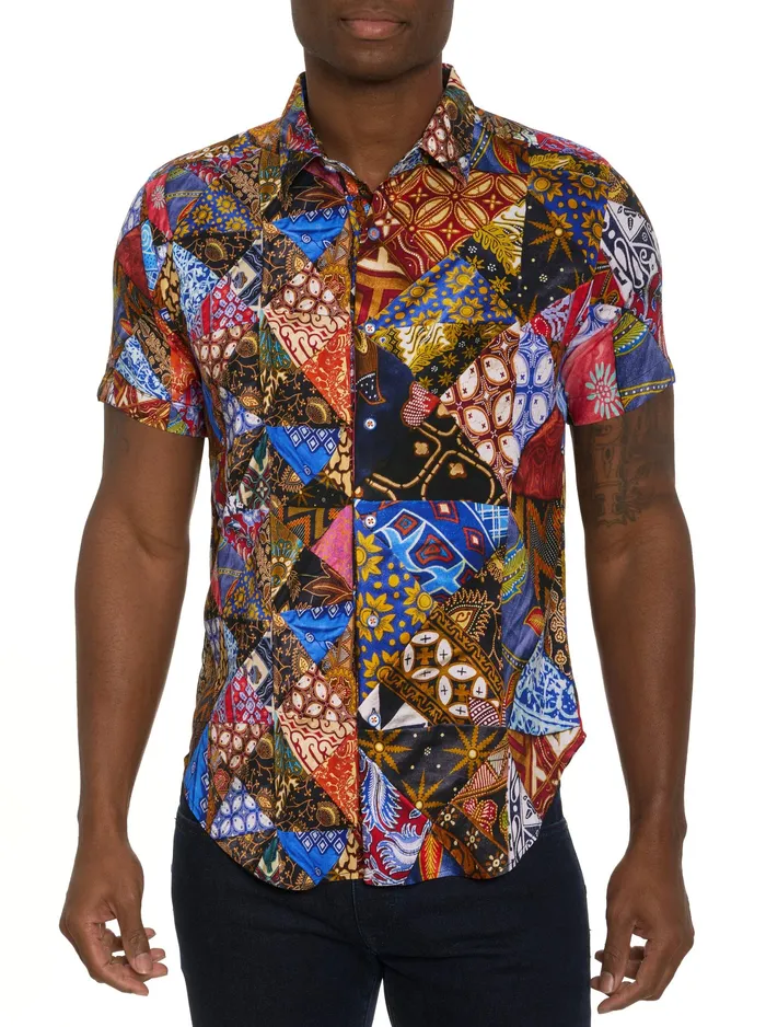 Robert Graham Short Sleeve Button Down Shirts Men OLIAN SHORT SLEEVE BUTTON DOWN SHIRT Multi Robert Graham Short Sleeve Button Down Shirts Men OLIAN SHORT SLEEVE BUTTON DOWN SHIRT Multi