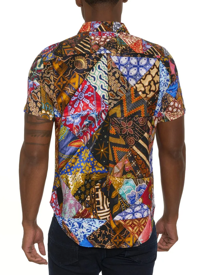 Robert Graham Short Sleeve Button Down Shirts Men OLIAN SHORT SLEEVE BUTTON DOWN SHIRT Multi