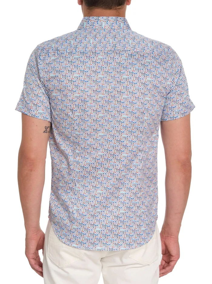 Robert Graham Short Sleeve Button Down Shirts Men OVERLOOK SHORT SLEEVE BUTTON DOWN SHIRT Multi