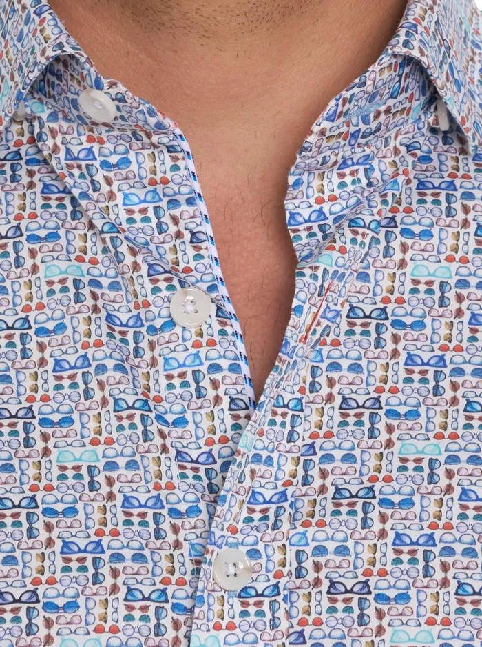 Robert Graham Short Sleeve Button Down Shirts Men OVERLOOK SHORT SLEEVE BUTTON DOWN SHIRT Multi