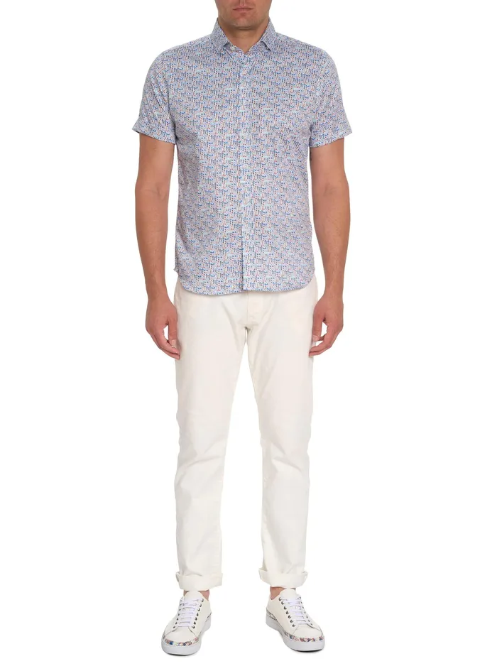 Robert Graham Short Sleeve Button Down Shirts Men OVERLOOK SHORT SLEEVE BUTTON DOWN SHIRT Multi