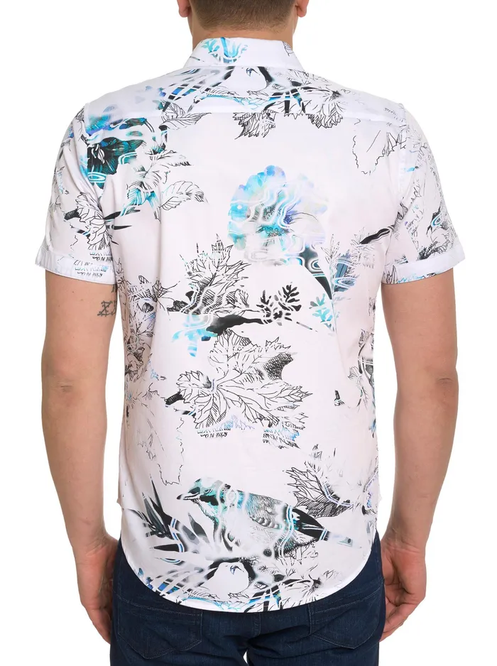 Robert Graham Short Sleeve Button Down Shirts Men OZARK SHORT SLEEVE BUTTON DOWN SHIRT White