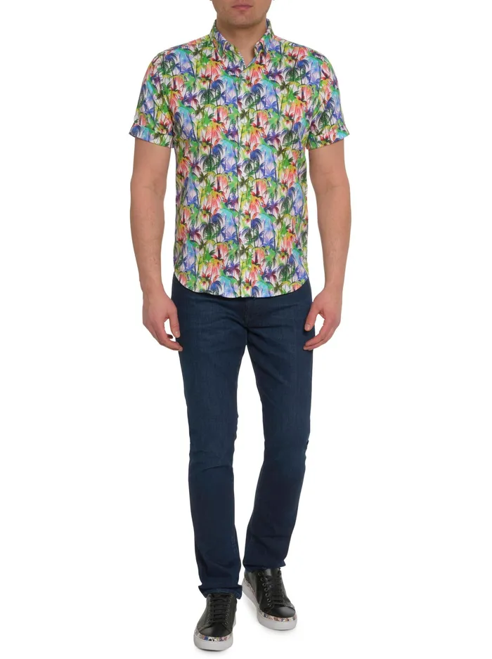Robert Graham Short Sleeve Button Down Shirts Men PALM CITY SHORT SLEEVE BUTTON DOWN SHIRT Multi