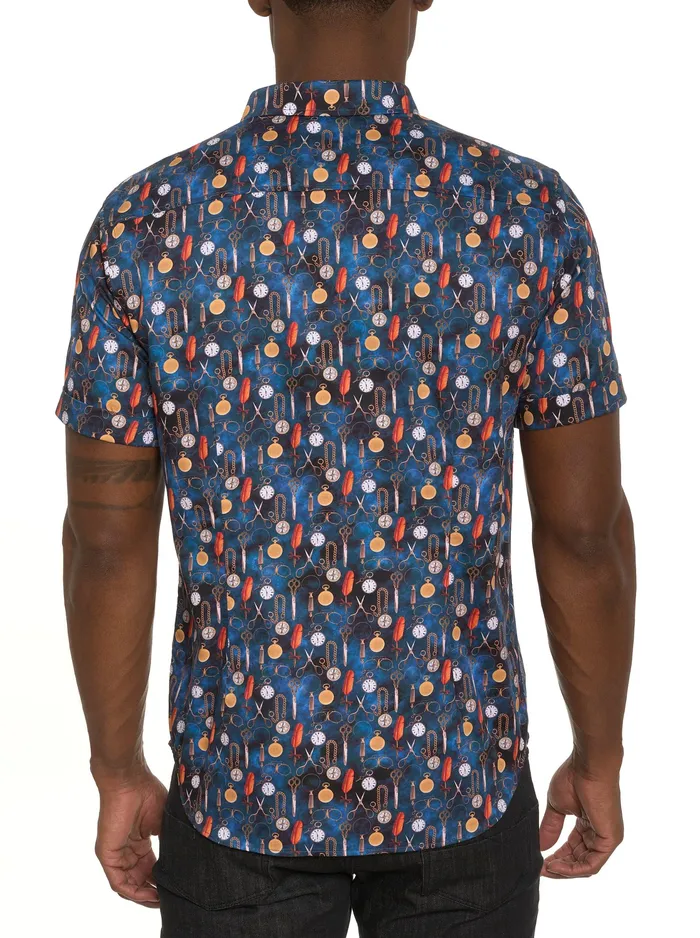 Robert Graham Short Sleeve Button Down Shirts Men POCKETWATCH SHORT SLEEVE BUTTON DOWN SHIRT Multi