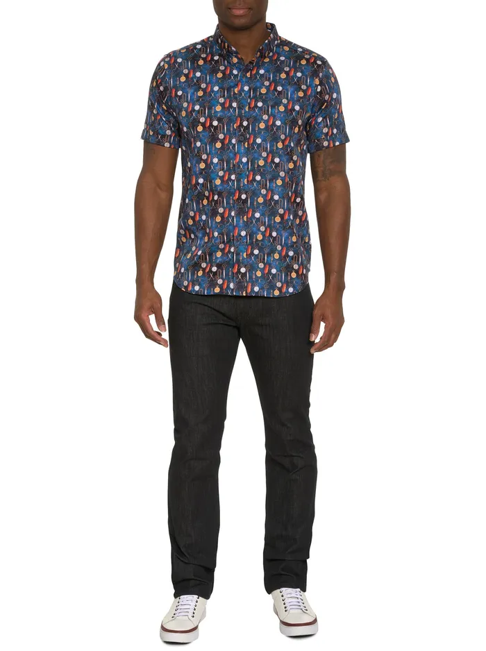 Robert Graham Short Sleeve Button Down Shirts Men POCKETWATCH SHORT SLEEVE BUTTON DOWN SHIRT Multi