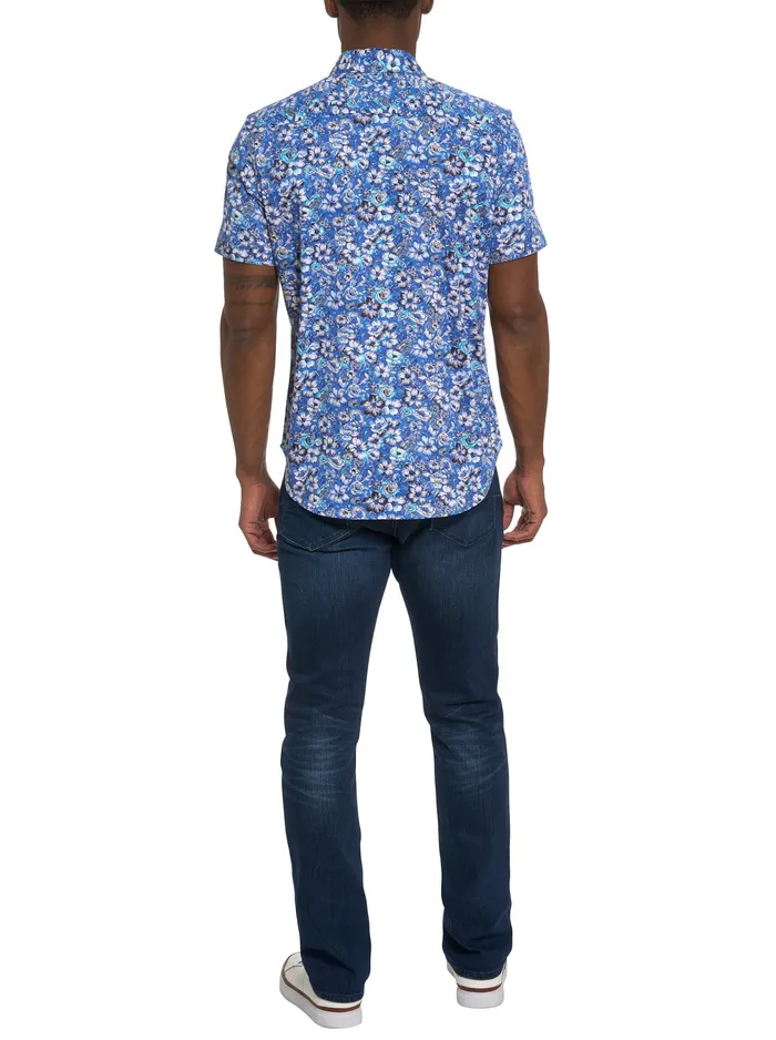 Robert Graham Short Sleeve Button Down Shirts Men SOLE SHORT SLEEVE BUTTON DOWN SHIRT Multi