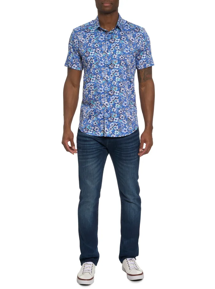 Robert Graham Short Sleeve Button Down Shirts Men SOLE SHORT SLEEVE BUTTON DOWN SHIRT Multi