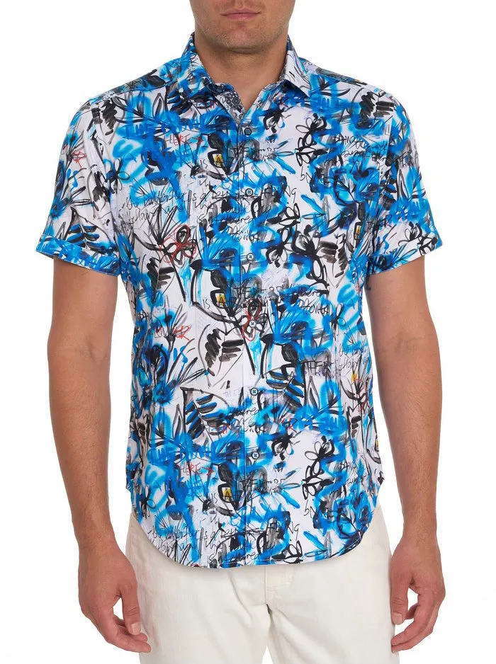 Robert Graham Short Sleeve Button Down Shirts Men SPICOLI SHORT SLEEVE BUTTON DOWN SHIRT Classic Robert Graham Short Sleeve Button Down Shirts Men SPICOLI SHORT SLEEVE BUTTON DOWN SHIRT Classic