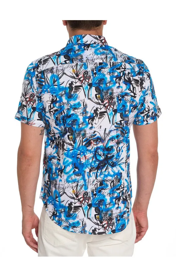 Robert Graham Short Sleeve Button Down Shirts Men SPICOLI SHORT SLEEVE BUTTON DOWN SHIRT Classic