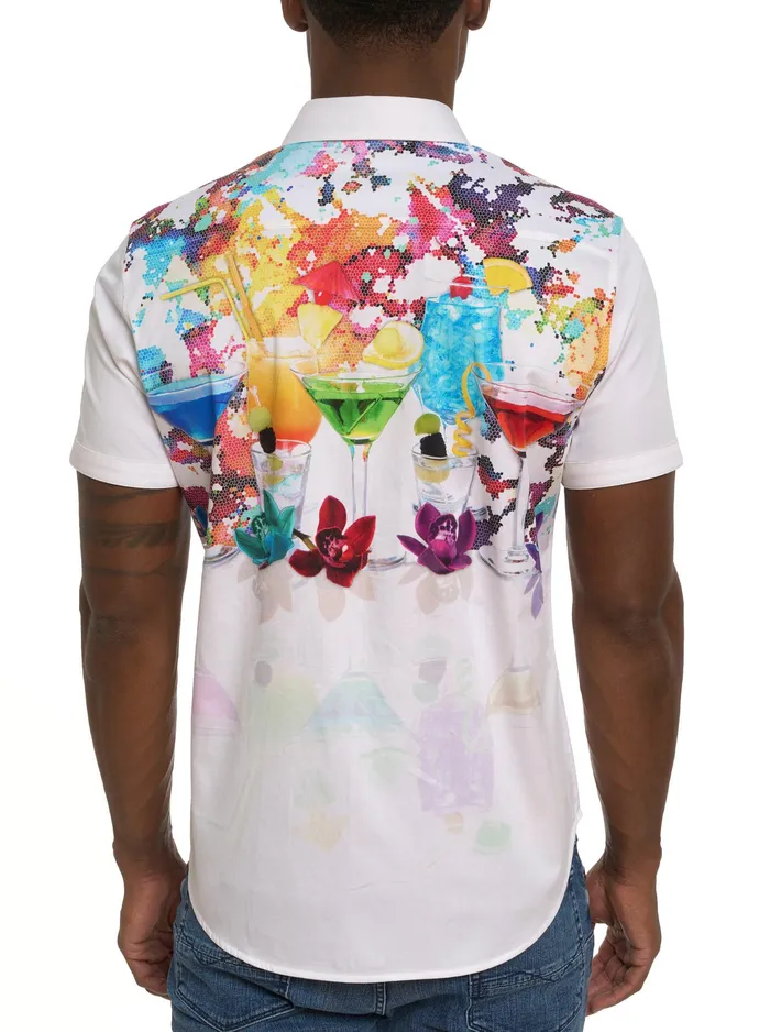 Robert Graham Short Sleeve Button Down Shirts Men SPLASHDOWN SHORT SLEEVE BUTTON DOWN SHIRT Classic Robert Graham Short Sleeve Button Down Shirts Men SPLASHDOWN SHORT SLEEVE BUTTON DOWN SHIRT Classic