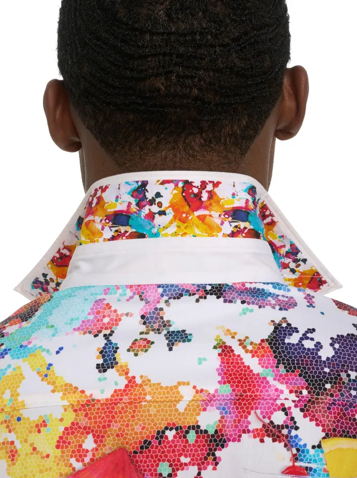 Robert Graham Short Sleeve Button Down Shirts Men SPLASHDOWN SHORT SLEEVE BUTTON DOWN SHIRT Classic