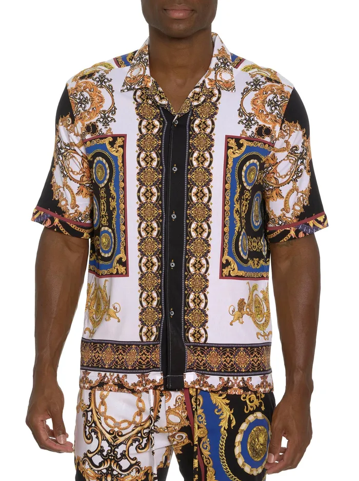 Robert Graham Short Sleeve Button Down Shirts Men THE ARLO SHORT SLEEVE BUTTON DOWN SHIRT Multi Robert Graham Short Sleeve Button Down Shirts Men THE ARLO SHORT SLEEVE BUTTON DOWN SHIRT Multi