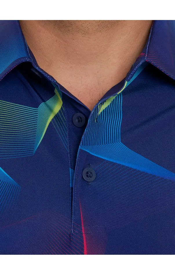 Robert Graham Short Sleeve Knits Men GEO STAR PERFORMANCE POLO Multi