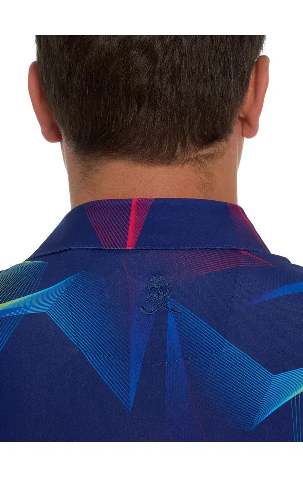Robert Graham Short Sleeve Knits Men GEO STAR PERFORMANCE POLO Multi