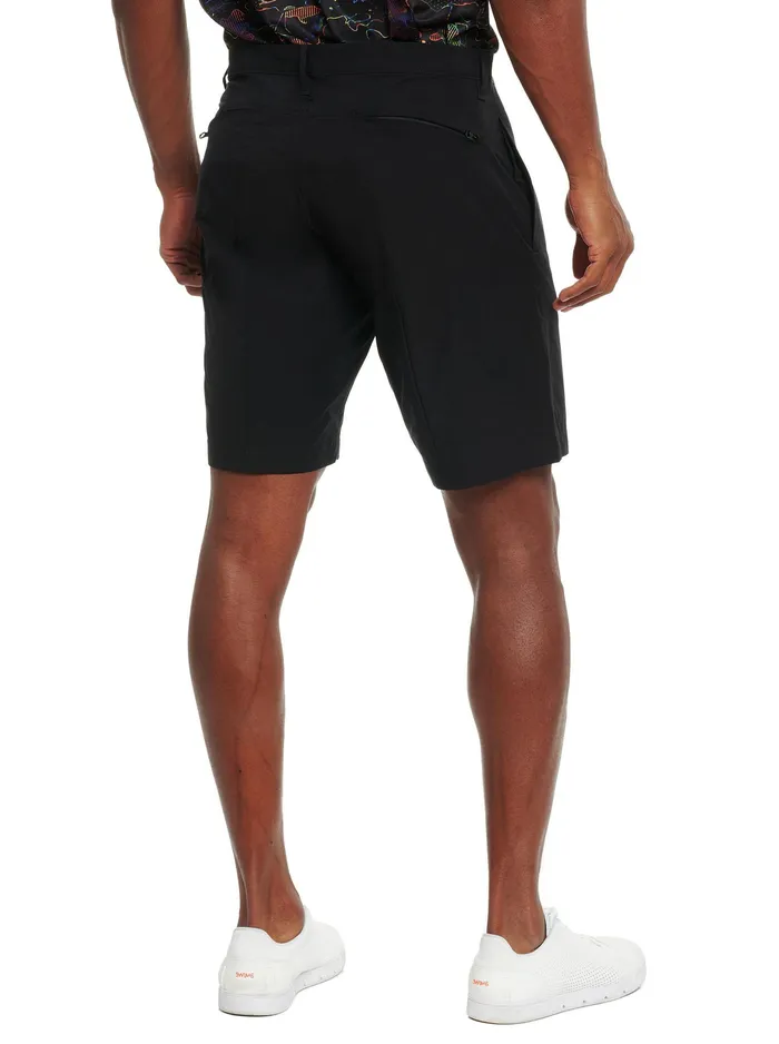 Robert Graham Shorts and Swim Men DEACON 2 PERFORMANCE SHORT Black