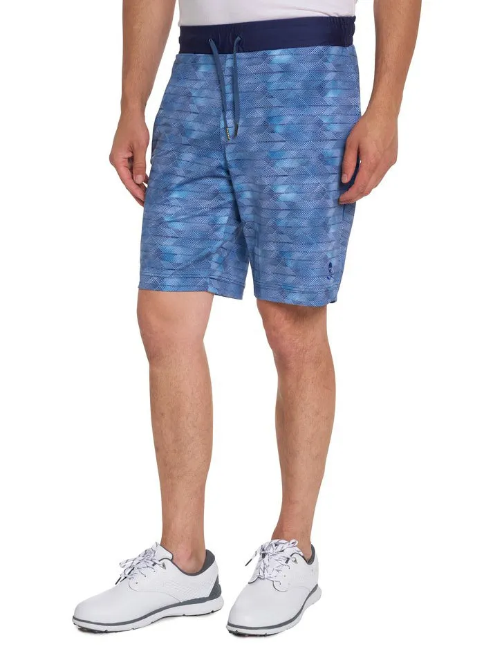 Robert Graham Shorts and Swim Men FORMAN PERFORMANCE SHORT Navy