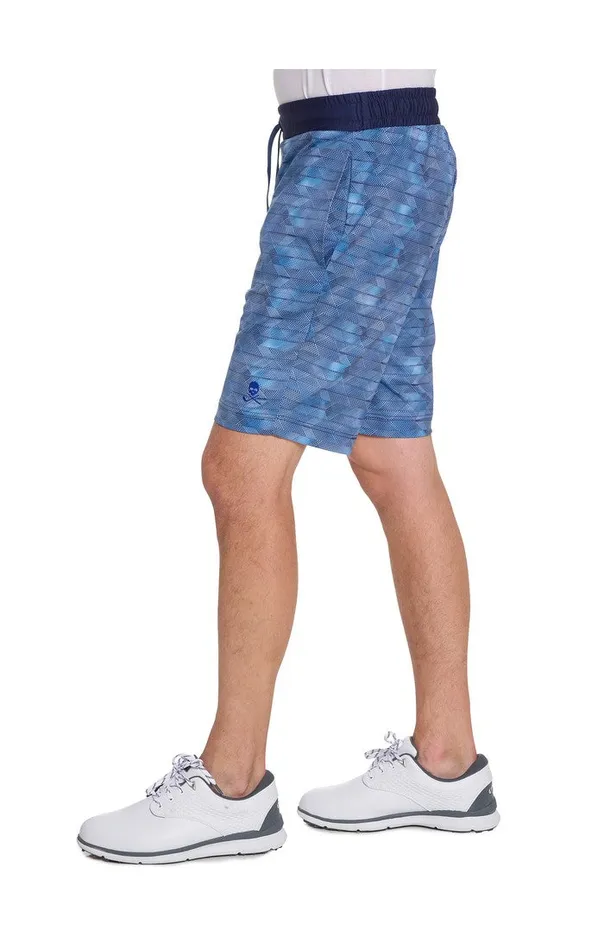 Robert Graham Shorts and Swim Men FORMAN PERFORMANCE SHORT Navy