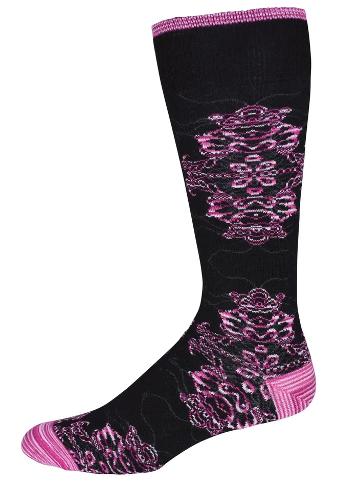 Robert Graham Socks Men CACHE SOCKS Black