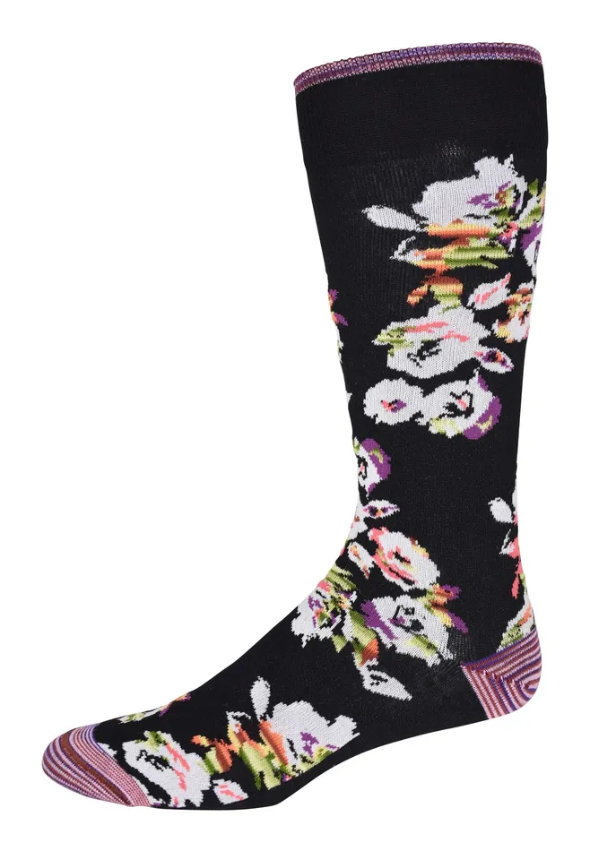 Robert Graham Socks Men SAVOR KNIT SOCKS Black