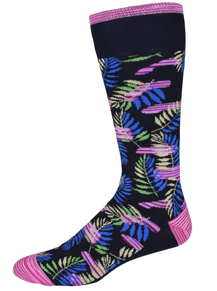 Robert Graham Socks Men SHERRY SOCKS Navy
