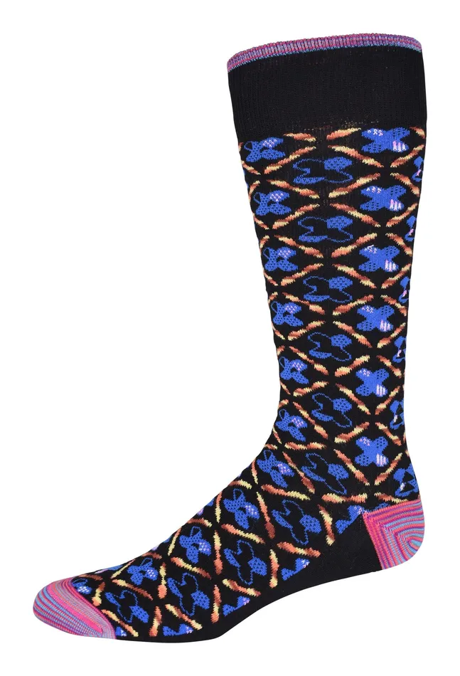 Robert Graham Socks Men YENI KNIT SOCKS Black