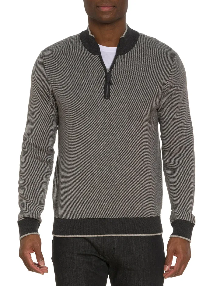 Robert Graham Sweaters Men CALABRIA SWEATER Grey