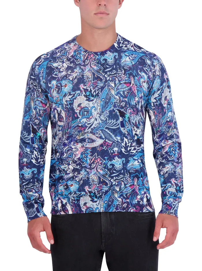 Robert Graham Sweaters Men MEIER SWEATER Blue