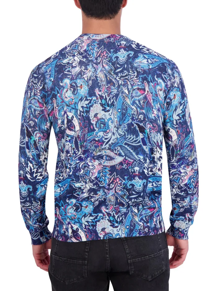 Robert Graham Sweaters Men MEIER SWEATER Blue