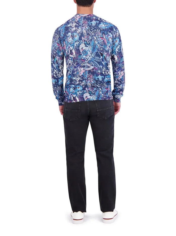 Robert Graham Sweaters Men MEIER SWEATER Blue
