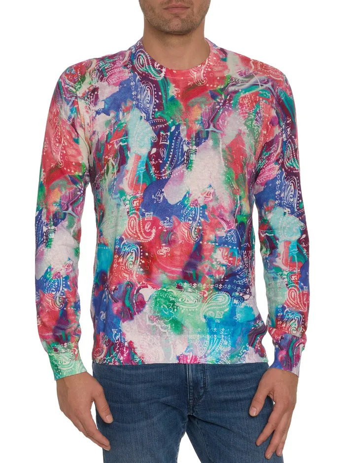 Robert Graham Sweaters Men NIGHT GALLERY SWEATER Multi