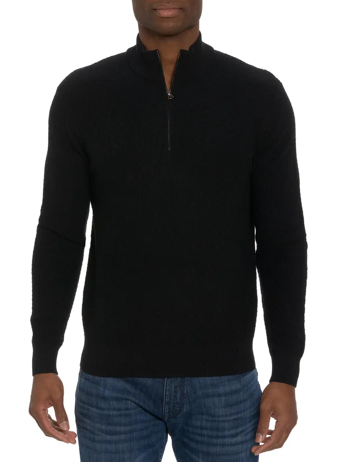 Robert Graham Sweaters Men REISMAN SWEATER Black