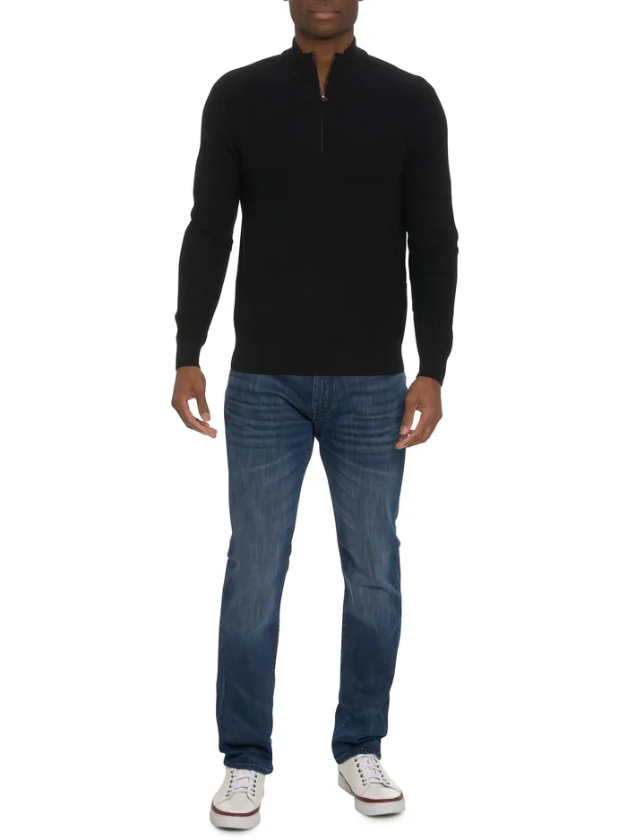 Robert Graham Sweaters Men REISMAN SWEATER Black
