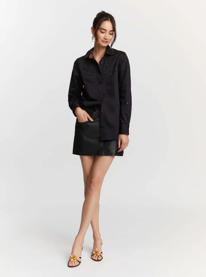 Robert Graham Tops Women CARRIE SHIRT Black
