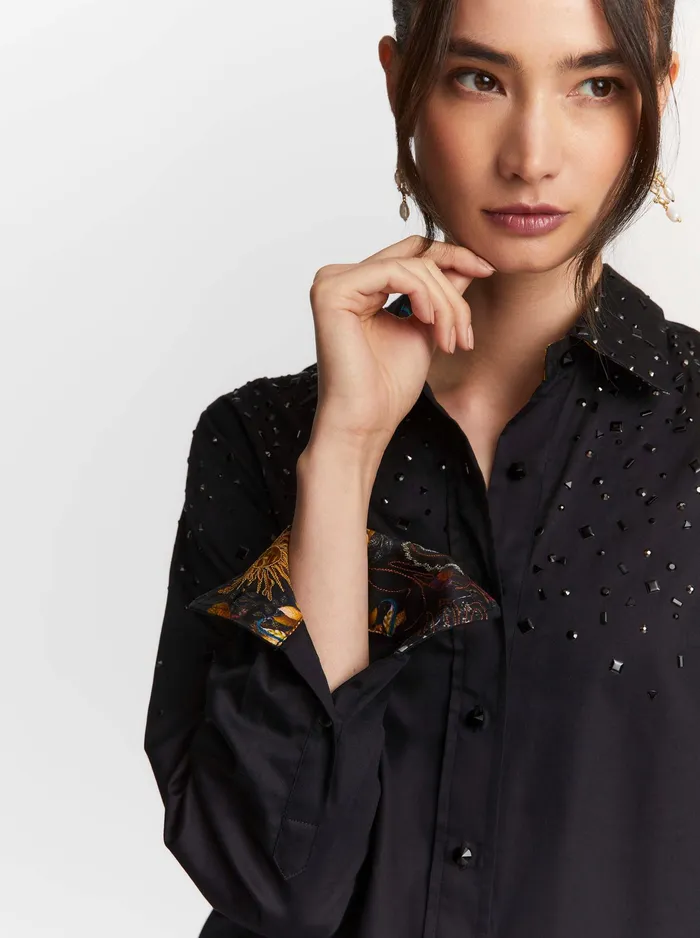 Robert Graham Tops Women CARRIE SHIRT Black