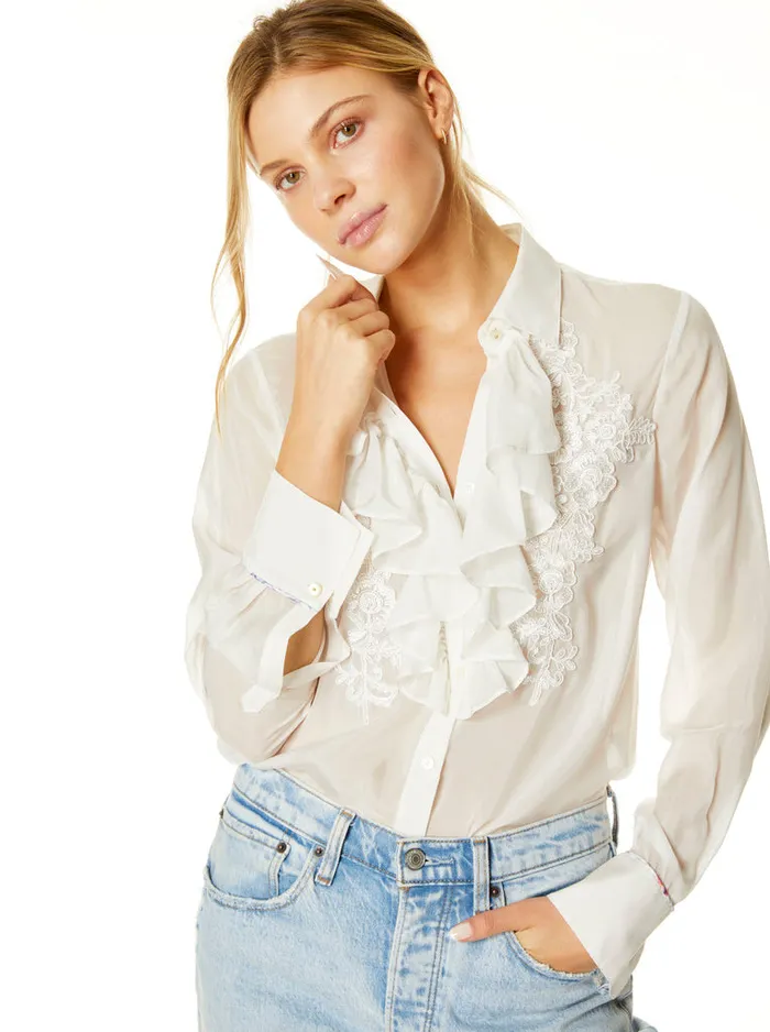 Robert Graham Tops Women CHRISSY BLOUSE White