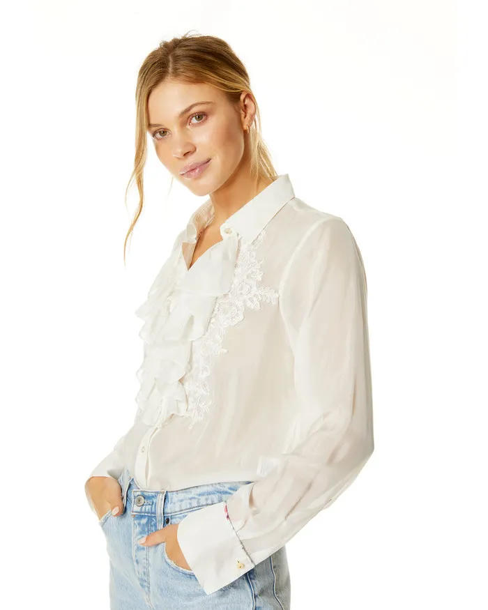 Robert Graham Tops Women CHRISSY BLOUSE White