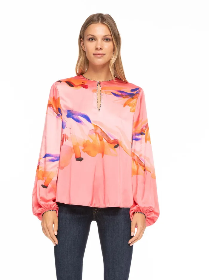 Robert Graham Tops Women ELIZABETH BLOUSE Pink