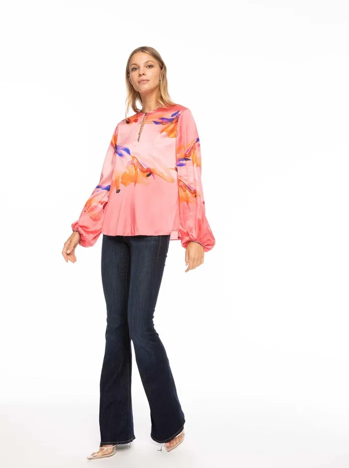 Robert Graham Tops Women ELIZABETH BLOUSE Pink