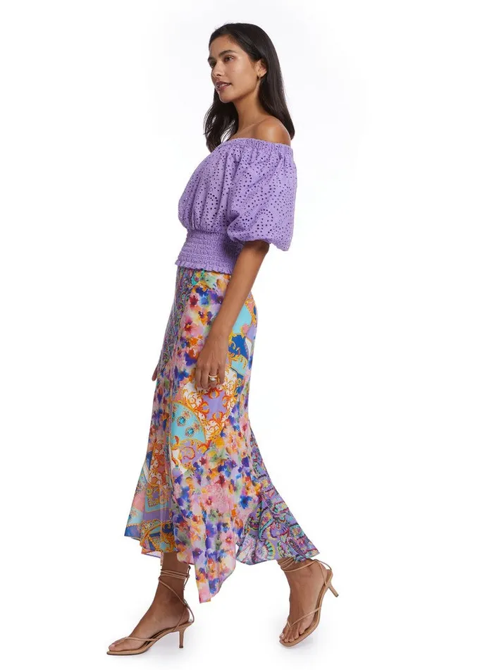 Robert Graham Tops Women ESME BLOUSE Lilac
