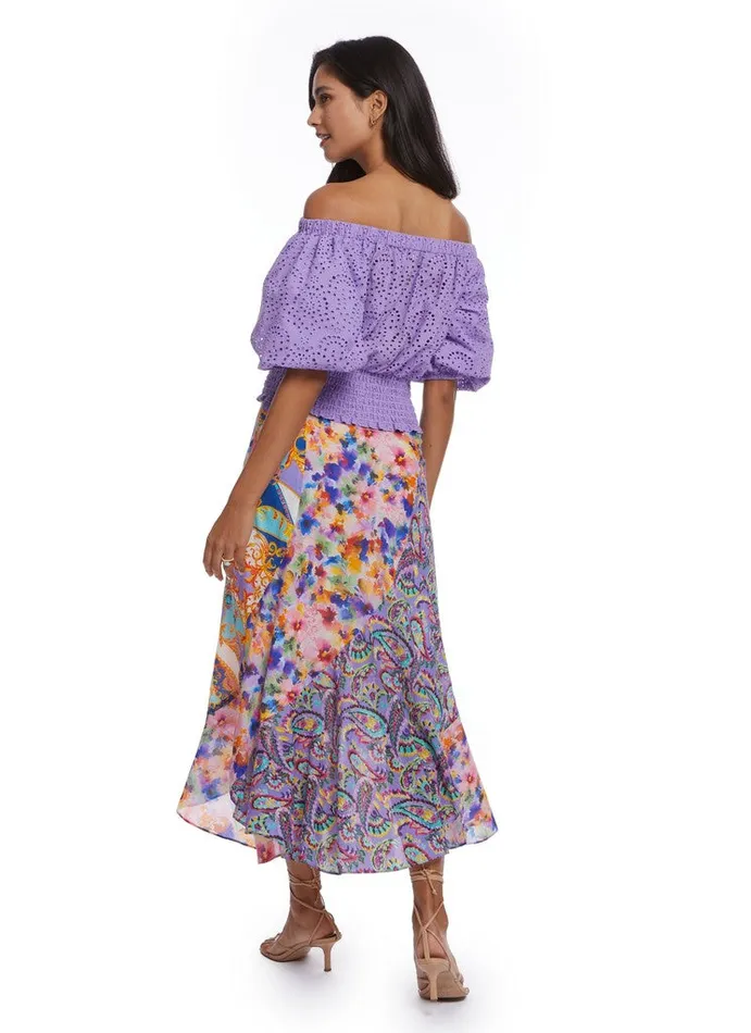 Robert Graham Tops Women ESME BLOUSE Lilac