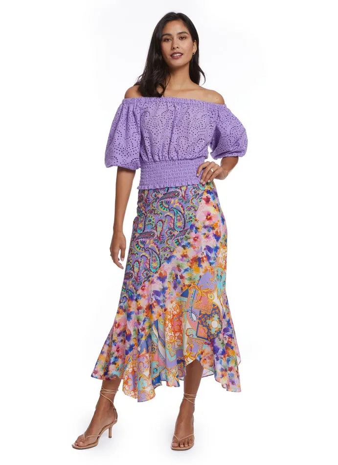 Robert Graham Tops Women ESME BLOUSE Lilac