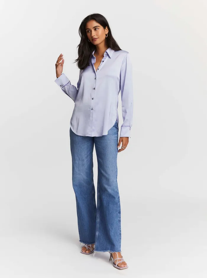 Robert Graham Tops Women GABRIELA SHIRT Lavender