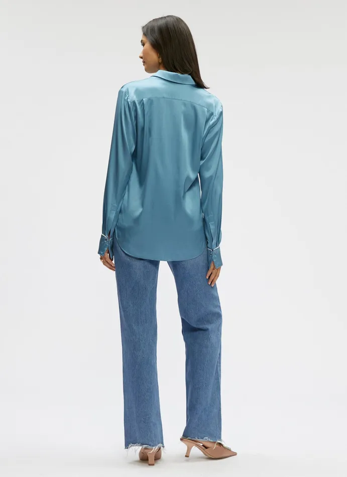 Robert Graham Tops Women GABRIELA SHIRT Steel