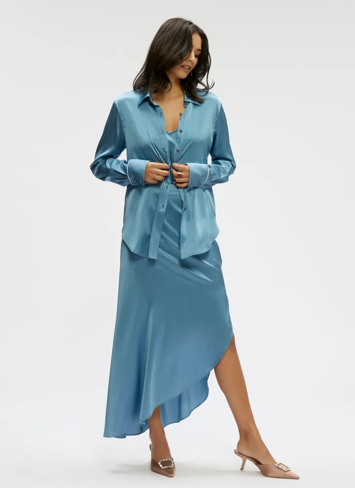Robert Graham Tops Women GABRIELA SHIRT Steel