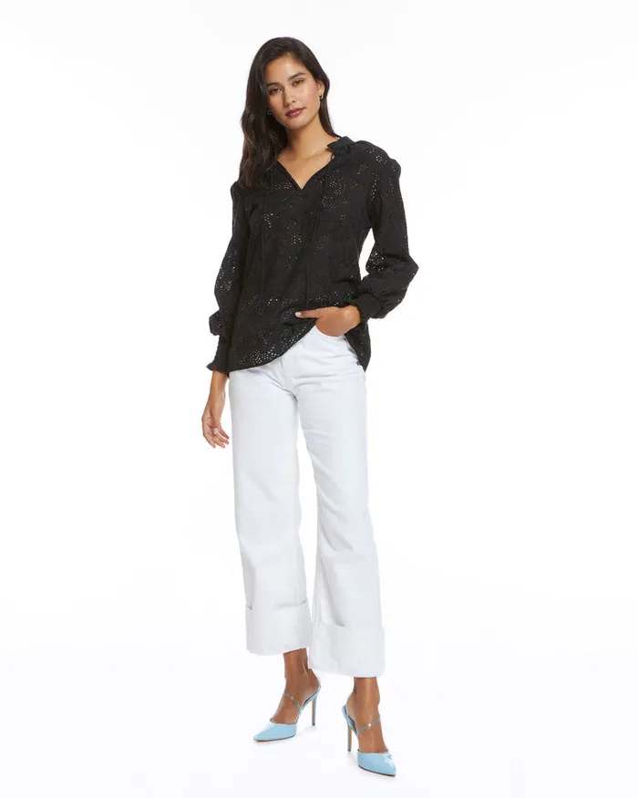 Robert Graham Tops Women JORDYN BLOUSE Black