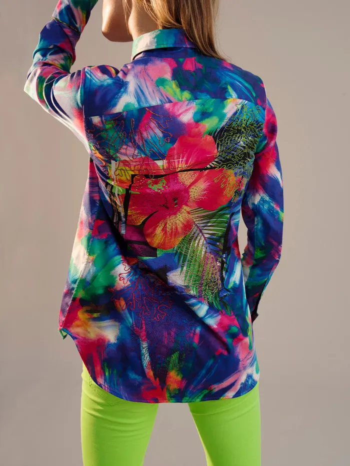Robert Graham Tops Women LIMITED EDITION THE VILLA DENISE SHIRT Multi